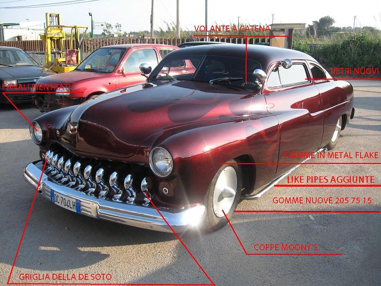 ford mercury 51 lead sled chopped